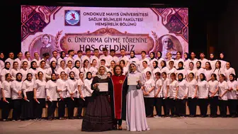 Samsun'da 87 öğrenci hemşirelik mesleğine ilk adımı attı
