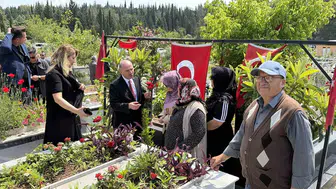 Osmaniye bayram öncesi şehitlik ziyaretiyle hüzne büründü