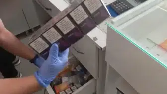 Bursa polisinde kaçak tütün mesaisi