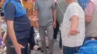 Ceylanpınar pazarında zabıta esnafa bağırdı