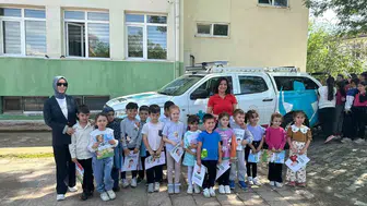 Düzce'de minik öğrencilere sağlıklı yaşam eğitimi verildi