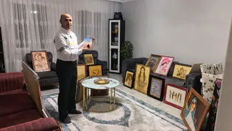 Güvenlik görevlisinin gizli dünyası Bin tablo ve 288 şiir