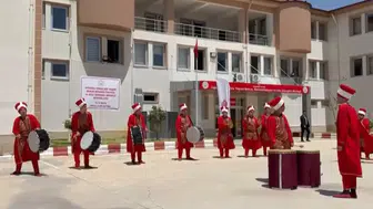 Gaziantep’te özel bireylerden unutulmaz mehteran gösterisi