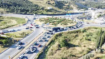Tatilciler yola döküldü Aydın trafiği kilitlendi