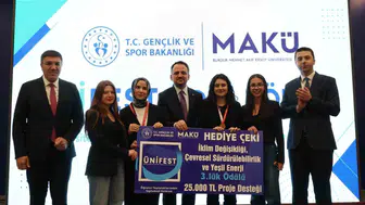 Bursa Teknik Üniversitesi öğrencileri ÜNİFEST'ten üç ödülle döndü