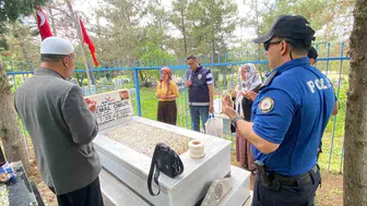 Besni Kaymakamlığı bayramda şehit ailelerini yalnız bırakmadı