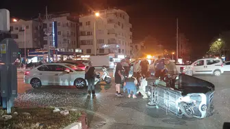 Antalya'da gece vakti dikkatsizlik hastanelik etti
