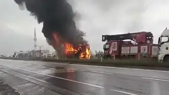 Sakarya yolunda dehşet anları