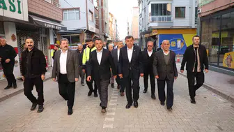 Samsun protokolü Havza’da bayramlaştı ve sel hasarını yerinde inceledi