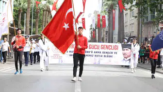 Denizli 19 Mayıs için dev bayrakla yürüyüşe hazırlanıyor