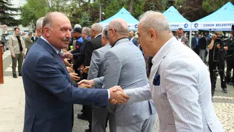 Çorum bayramlaşma töreninde bir araya geldi