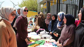 Bingöllü öğrenciler yıl boyunca ürettiklerini sergiledi