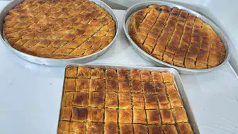 Ağrı'da bayram sofraları için baklava hazırlığı hız kazandı