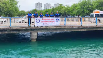 Adana'da polis kahvehaneleri gezerek boğulma tehlikesine karşı uyardı