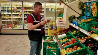 Siirt çarşısında bayram mesaisi Denetim ekipleri sahada