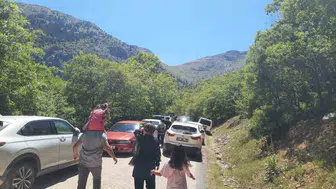 Bozkırın serin sığınağı Aygırdibi bayramda doldu taştı