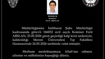 Mersin Emniyeti mesai arkadaşını Diyarbakır’a uğurladı