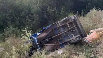 Kastamonu'da tarım aracı kazası 5 kişi yaralandı