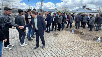 Erzurum milletvekili Fırat güney ilçelerinde saha turuna çıktı