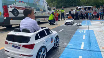 Kırklareli Üsküp’te jandarma çocuklara trafik dersi verdi