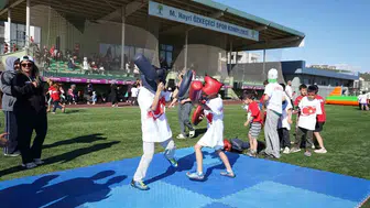 Şehitkamil'de çocuklar sporla enerji depoladı