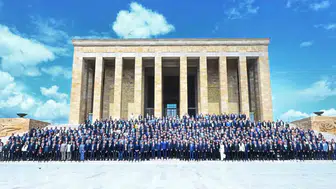 TOBB heyeti 82. Genel Kurul öncesinde Anıtkabir’e çıktı