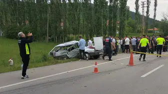Amasya'da kavşak kazası Dede ve torun hayatını kaybetti