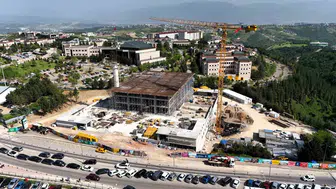 Umuttepe Kampüsü'ndeki dev cami ve otopark projesinde sona yaklaşıldı