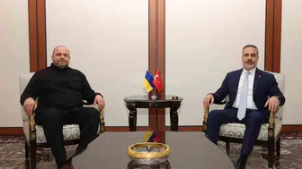 Hakan Fidan Ankara'da Ukraynalı mevkidaşı Umerov'u ağırladı