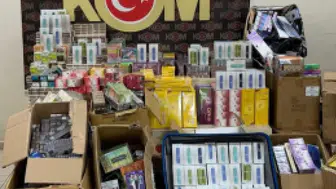 İzmir Bornova'da büyük kaçak tütün operasyonu