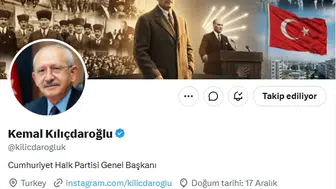 Kılıçdaroğlu profilindeki unvanı değiştirdi