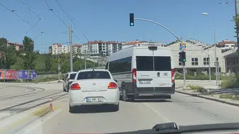 Eskişehir’de maganda sürücüye 10 bin liralık trafik cezası