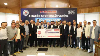 Kağıthane amatör kulüplere milyonluk nakdi destek sağladı