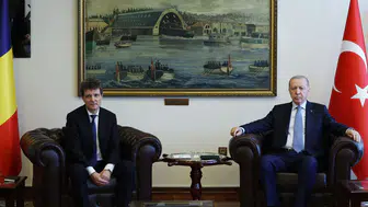 Erdoğan ve Romanya lideri İstanbul Tersanesi’nde buluştu