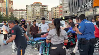 Kayseri’de AVM önünde bıçaklı saldırı