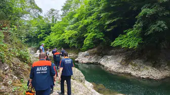 Ordu’da ırmak kenarındaki gezinti acı bitti