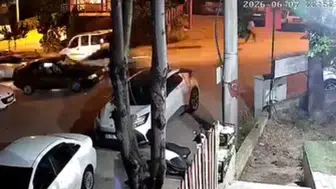 Karabük'te beş aracın karıştığı kazanın kamera görüntüleri izleyenleri ürküttü