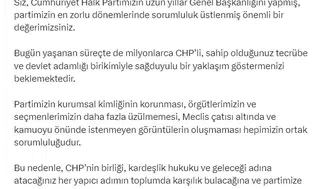 Mansur Yavaş'tan Kılıçdaroğlu'na kritik birlik çağrısı