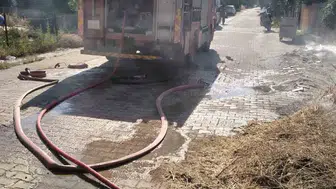 Kırıkhan’da çıkan otluk yangını büyümeden söndürüldü