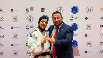 Bilecikli milli judocu Balkanlar’da kürsüye çıktı