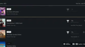 PlayStation kullanıcıları profilinizde bilmediğiniz oyunlar mı var?