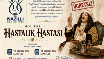 Nazilli’de hafta sonu tiyatro keyfi ücretsiz başlıyor