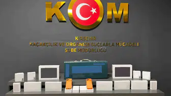 Kırşehir polisine kaçak teknolojik ürün operasyonu