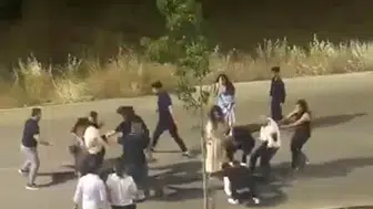 Adıyaman'da düğün konvoyunda tekme tokat kavga çıktı
