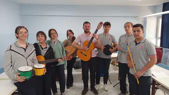 Reyhanlılı öğrenciler Arapça şarkıyla kültürel köprü kurdu