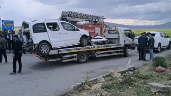 Van Çaldıran yolunda aile faciası