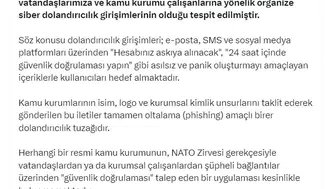 NATO Zirvesi bahanesiyle yürütülen yeni dolandırıcılık yöntemine dikkat