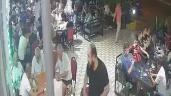 Diyarbakır'da gece vakti dehşet anları kameraya yansıdı