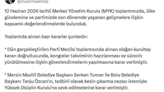 CHP iki belediye başkanını partiden ihraç istemiyle disipline sevk etti
