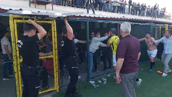 Amatör finalde kavga çıktı